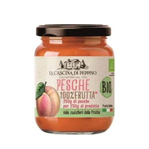 Italian Peach Jam 100% fruit BIO