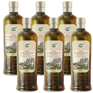 6 x Olio extra vergine di oliva "Olearia" 1L