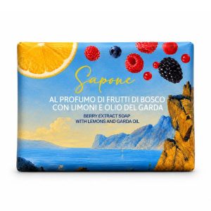 Seife mit Waldbeeren, Zitronen und Garda-Olivenöl